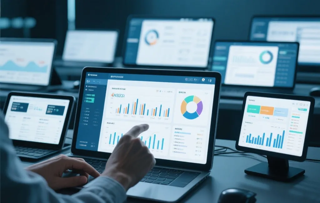 多屏设备上显示信息比对